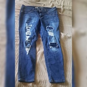 Mossimo Distressed Jeggings Size 12
